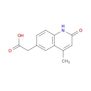 2-(4-Methyl-2-oxo-1,2-dihydroquinolin-6-yl)acetic acid
