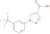 1-[3-(Trifluoromethyl)phenyl]-1H-pyrazole-4-carboxylic acid