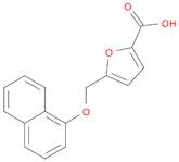 5-[(1-naphthyloxy)methyl]-2-furoic acid