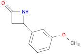 4-(3-Methoxyphenyl)-2-azetidinone