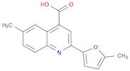 6-Methyl-2-(5-methyl-2-furyl)quinoline-4-carboxylic acid