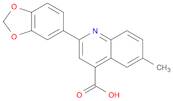 2-(1,3-Benzodioxol-5-yl)-6-methylquinoline-4-carboxylic acid