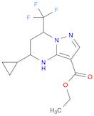 Ethyl 5-cyclopropyl-7-(trifluoromethyl)-4,5,6,7-tetrahydropyrazolo[1,5-a]pyrimidine-3-carboxylate