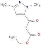 ethyl 3-(1,3-dimethyl-1H-pyrazol-5-yl)-3-oxopropanoate