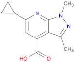 6-cyclopropyl-1,3-dimethyl-1H-pyrazolo[3,4-b]pyridine-4-carboxylic acid