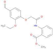 methyl 2-{[(2-ethoxy-4-formylphenoxy)acetyl]amino}benzoate