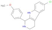 6-chloro-1-(4-methoxyphenyl)-2,3,4,9-tetrahydro-1H-β-carboline