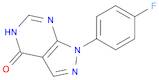 1-(4-fluorophenyl)-1,5-dihydro-4H-pyrazolo[3,4-d]pyrimidin-4-one