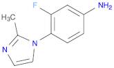 3-Fluoro-4-(2-methyl-1H-imidazol-1-yl)aniline