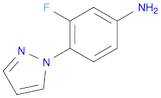 3-Fluoro-4-(1H-pyrazol-1-yl)aniline