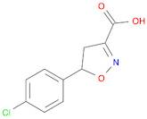 5-(4-chlorophenyl)-4,5-dihydroisoxazole-3-carboxylic acid