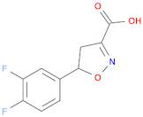 5-(3,4-Difluorophenyl)-4,5-dihydroisoxazole-3-carboxylic Acid