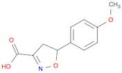 5-(4-methoxyphenyl)-4,5-dihydroisoxazole-3-carboxylic acid