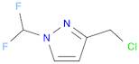 3-(chloromethyl)-1-(difluoromethyl)-1H-pyrazole