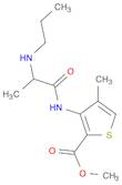 methyl 4-methyl-3-[(N-propylalanyl)amino]thiophene-2-carboxylate hydrochloride