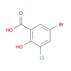 5-Bromo-3-chloro-2-hydroxybenzoic acid