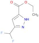 ethyl 3-(difluoromethyl)-1H-pyrazole-5-carboxylate