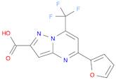 5-(2-furyl)-7-(trifluoromethyl)pyrazolo[1,5-a]pyrimidine-2-carboxylic acid