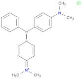 Methanaminium,N-[4-[[4-(dimethylamino)phenyl]phenylmethylene]-2,5-cyclohexadien-1-ylidene]-N-met...