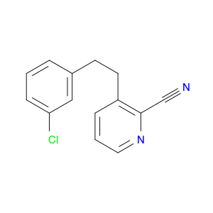 2-Cyano-3-(3-chlorophenylethyl)pyridine