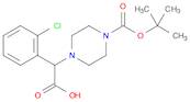 2-(4-Boc-piperazinyl)-2-(2-chlorophenyl)acetic acid