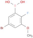 5-Bromo-2-fluoro-3-methoxyphenylboronic acid