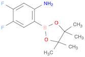 4,5-Difluoro-2-(tetramethyl-1,3,2-dioxaborolan-2-yl)aniline