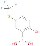 2-Hydroxy-5-(trifluoromethylthio)phenylboronic acid