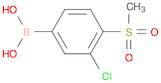 (3-Chloro-4-methanesulfonylphenyl)boronic acid