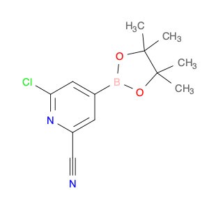 6-Chloro-4-(4,4,5,5-tetramethyl-1,3,2-dioxaborolan-2-yl)picolinonitrile