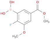 2-Fluoro-3-methoxy-5-(methoxycarbonyl)phenylboronic acid