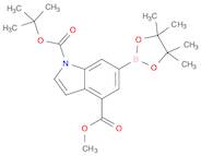 1-BOC-4-(Methoxycarbonyl)indole-6-boronic acid, pinacol ester