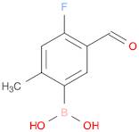 4-Fluoro-5-formyl-2-methylphenylboronic acid