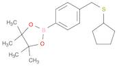 4-(S-Cyclopentylthiomethyl)phenylboronic acid, pinacol ester