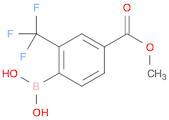 4-(Methoxycarbonyl)-2-(trifluoromethyl)phenylboronic acid