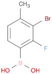 3-Bromo-2-fluoro-4-methylphenylboronic acid