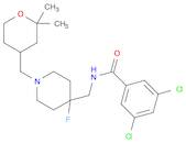 3,5-Dichloro-N-[[4-fluoro-1-[(tetrahydro-2,2-dimethyl-2H-pyran-4-yl)methyl]-4-piperidinyl]methyl...