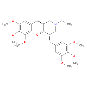 1-Ethyl-3,5-bis[(3,4,5-trimethoxyphenyl)methylene]-4-piperidinone