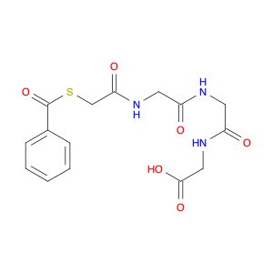 2-(2-{2-[2-(benzoylsulfanyl)acetamido]acetamido}acetamido)acetic acid