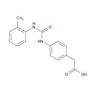 2-(4-(3-(o-Tolyl)ureido)phenyl)acetic acid
