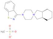 (3aR,7aR)-4'-(1,2-Benzisothiazol-3-yl)octahydrospiro[2H-isoindole-2,1'-piperazinium] methanesulfon…