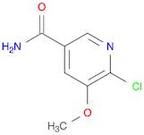 6-Chloro-5-methoxypyridine-3-carboxamide