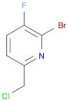 2-Bromo-6-(chloromethyl)-3-fluoropyridine