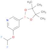 3-(Difluoromethoxy)-5-(4,4,5,5-tetramethyl-1,3,2-dioxaborolan-2-yl)pyridine