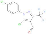 5-chloro-1-(4-chlorophenyl)-3-(trifluoromethyl)-1H-pyrazole-4-carbaldehyde