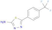 5-[4-(trifluoromethyl)phenyl]-1,3,4-thiadiazol-2-amine