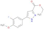 ethyl 5-(3-fluoro-4-methoxyphenyl)-1H-pyrazole-3-carboxylate