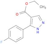 ethyl 5-(4-fluorophenyl)-1H-pyrazole-4-carboxylate