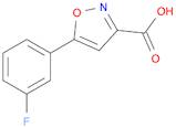 5-(3-Fluorophenyl)-3-isoxazolecarboxylic Acid