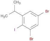 1,5-dibromo-2-iodo-3-(propan-2-yl)benzene